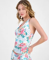 La Blanca Women's Rivera Resort Halter Goddess Tankini, Exclusively at Macy's