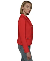 Karl Lagerfeld Paris Women's Compression Suiting Jacket