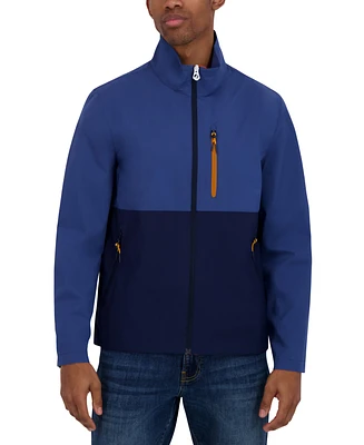 Nautica Men's Zip-Front Lightweight Packable Track Jacket