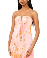 Parker Women's The Emerson Strapless Floral-Print Maxi Dress