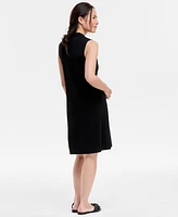 Jm Collection Women's V-Neck A-Line Dress, Exclusively at Macy's