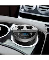 Cupholder Power Station & Fm Transmitter, 30W Power Delivery