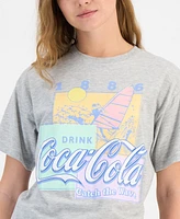 Freeze 24-7 Juniors' Coca-Cola Graphic Relaxed-Fit T-Shirt