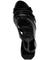 Jeffrey Campbell Slo-Mo Vinyl Platform Wedge Sandals