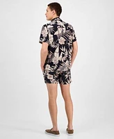 Hugo Boss Mens Beach Shirt Piranha Swim Trunks