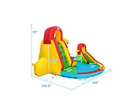 Kids Gift Inflatable Water Slide Bounce Park Fun Outdoor Playset for Summer Play