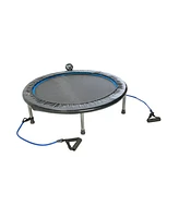 Stamina Products 35-1632 38 Inch Intone Plus Rebounder Cardio Trampoline with Resistance Bands, Coaching App, and Built-In Tracker Monitor