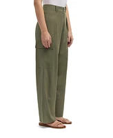 Ellen Tracy Women s Button Front Cargo Pocket Pant