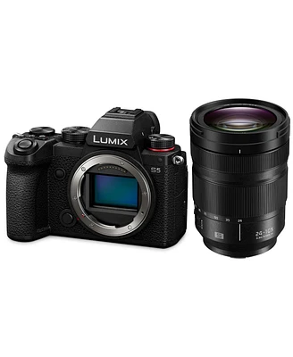 Panasonic Lumix Dc-S5 Digital Camera with Lumix S 24-105mm f/4 Macro O.i.s. Lens