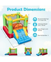 Inflatable Kids Bounce House Fun & Durable Blow-Up Bouncer for Outdoor Play