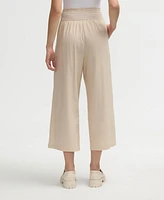 Nvlt Women s Smocked Waist Cropped Pant