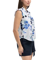 Ellen Tracy Women's Shirt with Ruffle Detail