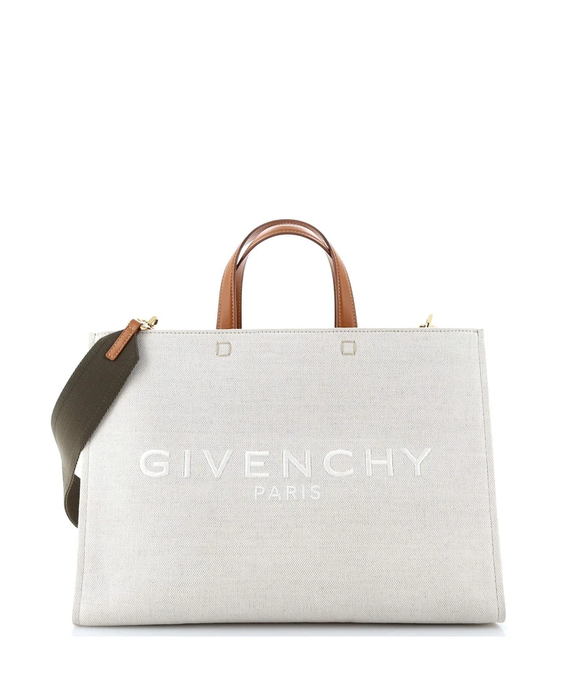 Pre-Owned Givenchy Medium G-Tote Canvas