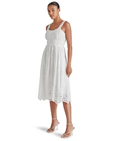 Steve Madden Women's Harmony Cordon Eyelet Dress