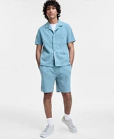 Guess Flower T Shirt Baron Textured Knit Shorts Shirt