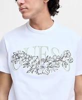 Guess Men's Floral Logo T-Shirt