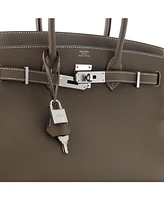 Pre-Owned HERMES Birkin Handbag Epsom with Palladium Hardware