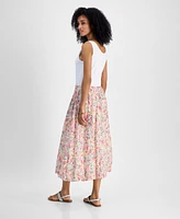 Tommy Hilfiger Women's Mixed Media Floral Dress