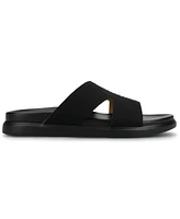 Journee Collection Women's Misey Footbed Slide Flat Sandals