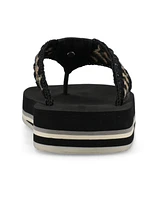 Journee Collection Women's Eloddie Slip-On Beach Sandals