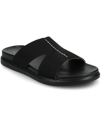 Journee Collection Women's Misey Footbed Slide Flat Sandals