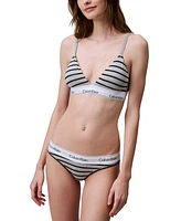 Calvin Klein Women's Modern Cotton Lightly Lined Triangle Bralette QF5650