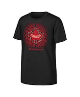 Outerstuff Big Boys and Girls Black Canada 2025 4 Nations Face-Off Game Time T-Shirt