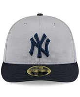 New Era Men's /Navy York Yankees 2025 Spring Training Low Profile 59FIFTY Fitted Hat