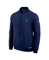 Fanatics Men's Athletic Navy Finland 2025 4 Nations Face-Off Authentic Pro Full-Zip Bomber Jacket