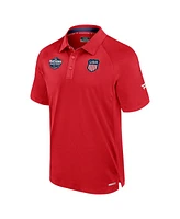 Fanatics Men's Athletic Red Usa 2025 4 Nations Face-Off Authentic Pro Poly Polo