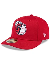 New Era Men's Red Cleveland Guardians 2025 Spring Training Low Profile 59FIFTY Fitted Hat