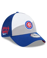 New Era Men's Gray/Blue Chicago Cubs 2025 Spring Training 39THIRTY Flex Hat