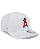 New Era Men's White Los Angeles Angels 2025 Spring Training 9SEVENTY Coolera Stretch-snap Hat