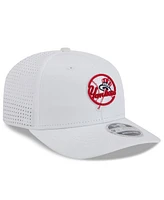 New Era Men's White New York Yankees 2025 Spring Training 9SEVENTY Coolera Stretch-snap Hat