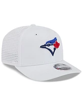 New Era Men's White Toronto Blue Jays 2025 Spring Training 9SEVENTY Coolera Stretch-snap Hat