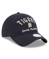 New Era Women's Navy Detroit Tigers 2025 Spring Training Floral 9TWENTY Adjustable Hat