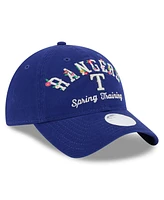 New Era Women's Royal Texas Rangers 2025 Spring Training Floral 9TWENTY Adjustable Hat