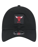 New Era Men's Chicago Bulls Black Victory Grove Patch 9TWENTY Adjustable Hat