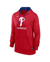 Nike Women's Red Philadelphia Phillies Authentic Collection Performance Pullover Hoodie