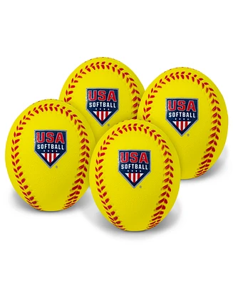 Franklin Sports Foam Practice Softballs, Pack of 4