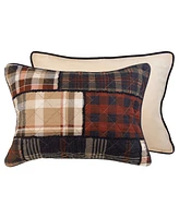 Donna Sharp Lj Plaid 3-Pc. Cotton Heavyweight Pieced Quilt Set, Queen