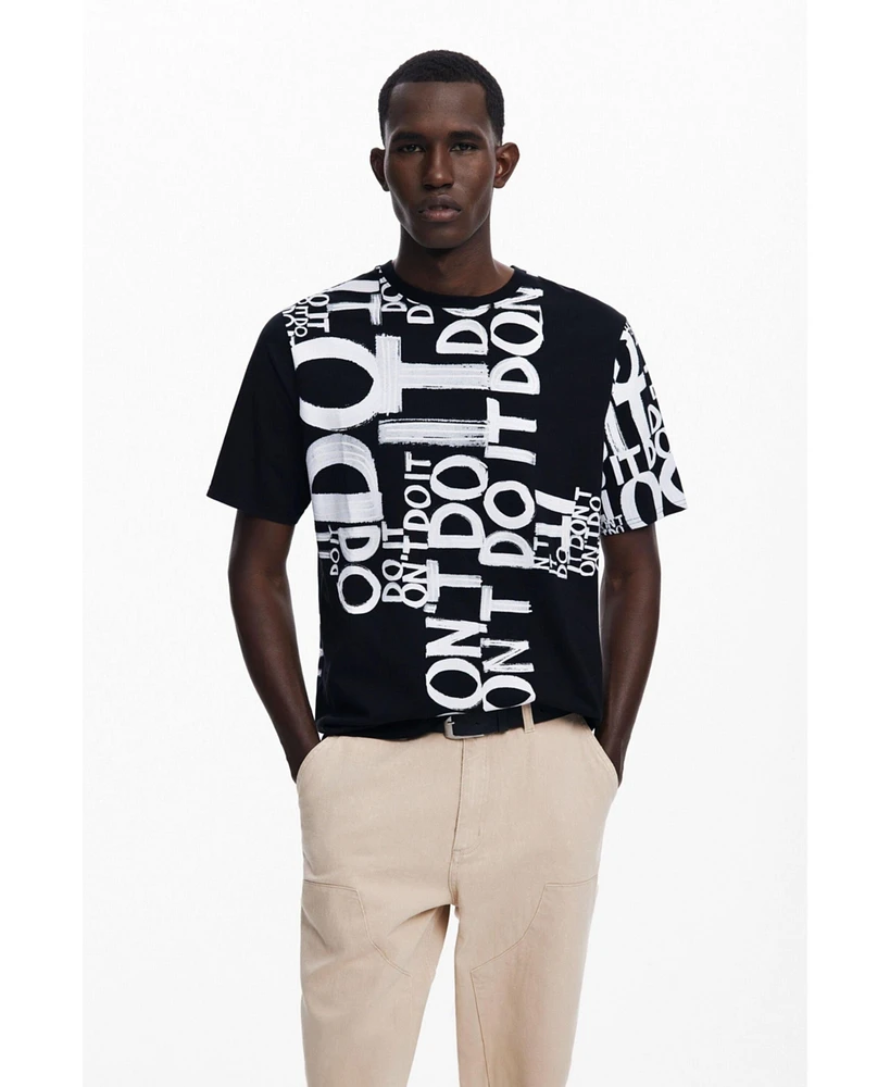 Desigual Men's Word print T-shirt