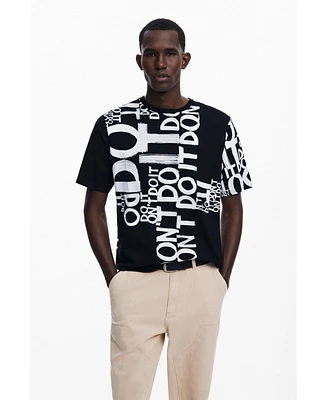 Desigual Men's Word print T-shirt