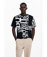 Desigual Men's Word print T-shirt