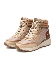 Carmela Collection Leather Sneaker Booties By Xti