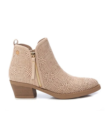 Women's Suede Ankle Booties By Xti