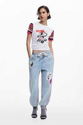 Desigual Women's Minnie Mouse Jogger Jeans