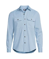 Lands' End Men's Sun Washed Overshirt