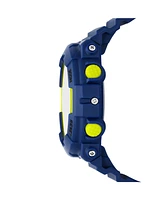 Skechers Men's Macafee Digital, Blue Polycarbonate Watch