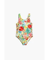 Desigual Girls Girls's Tropical print swimsuit